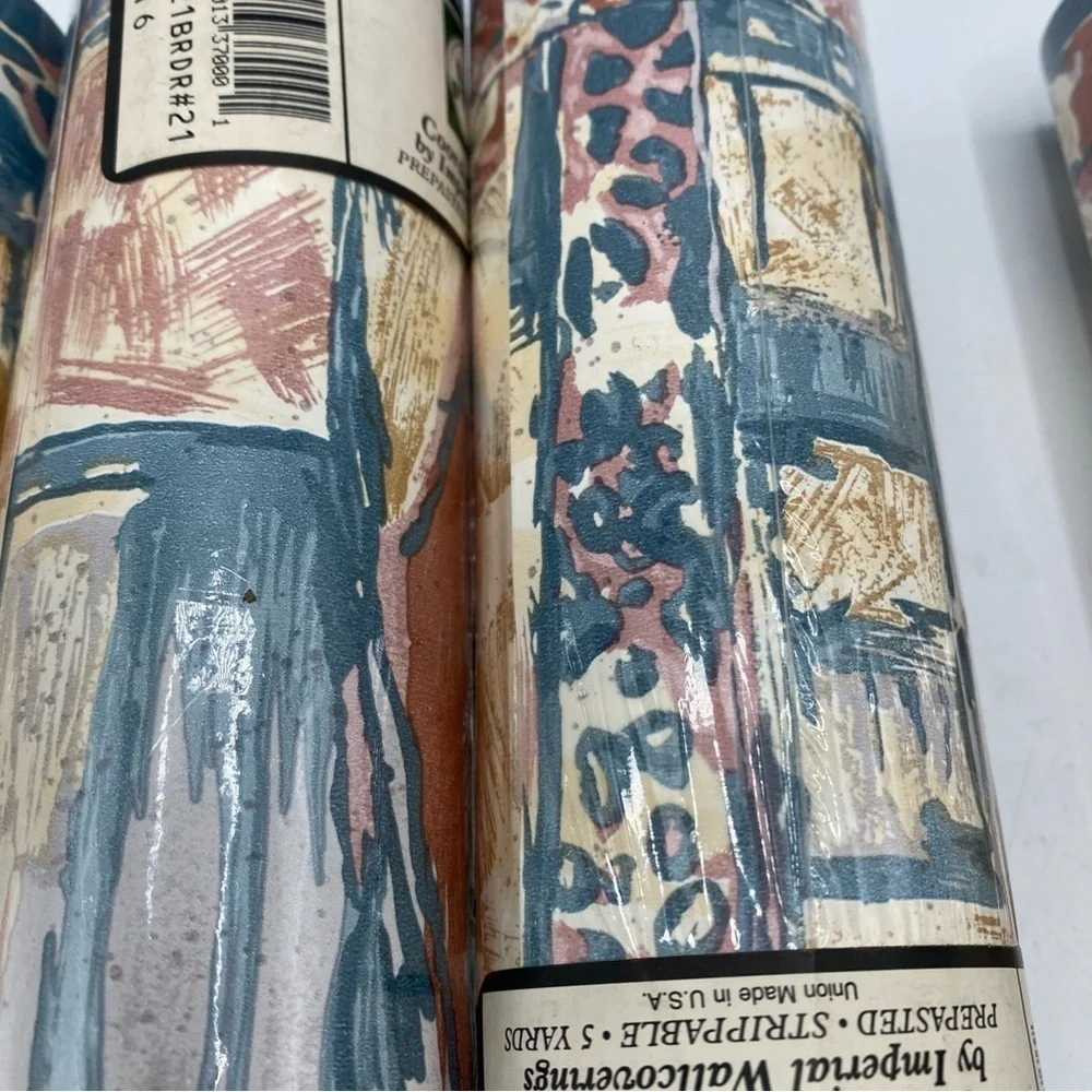 Croscill Coordinated Borders Imperial Wallcoverings Vintage 5 Yds Each Abstract